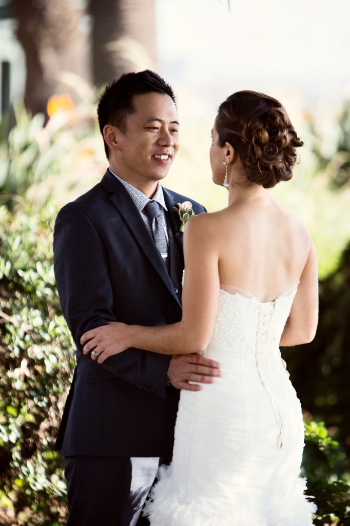 beach wedding in santa monica photo