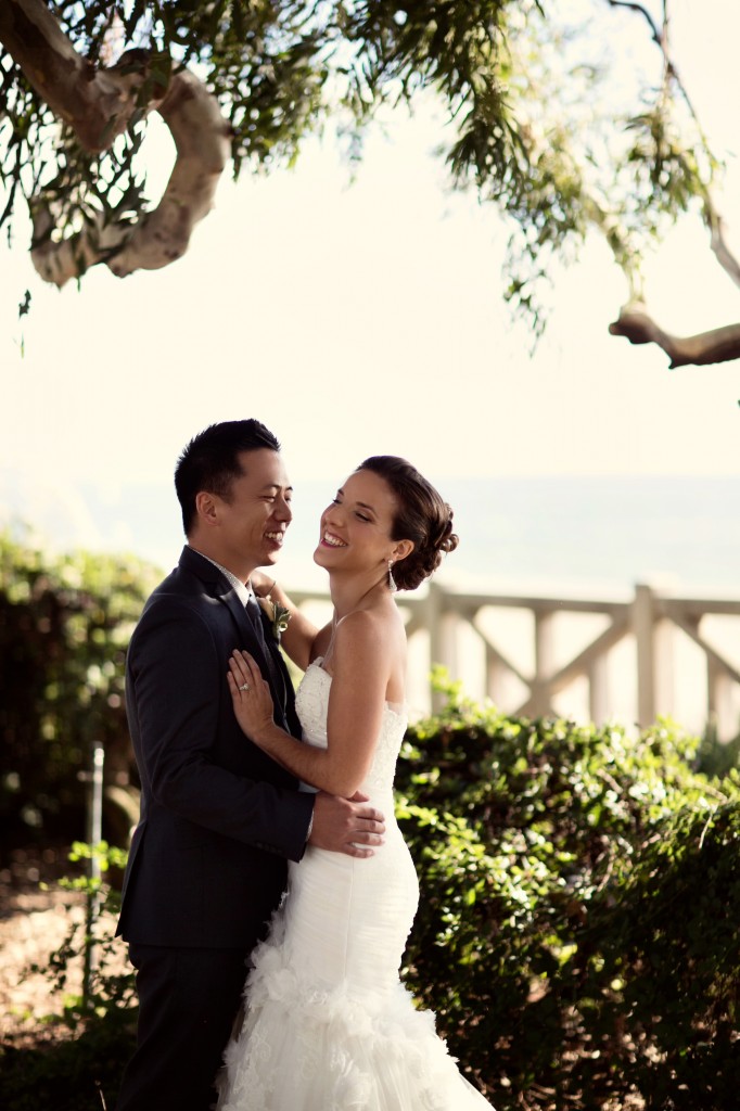 beach wedding in santa monica photo