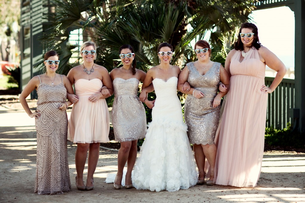 beach wedding in santa monica photo