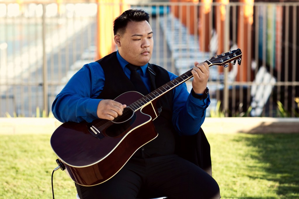 beach wedding in santa monica photo