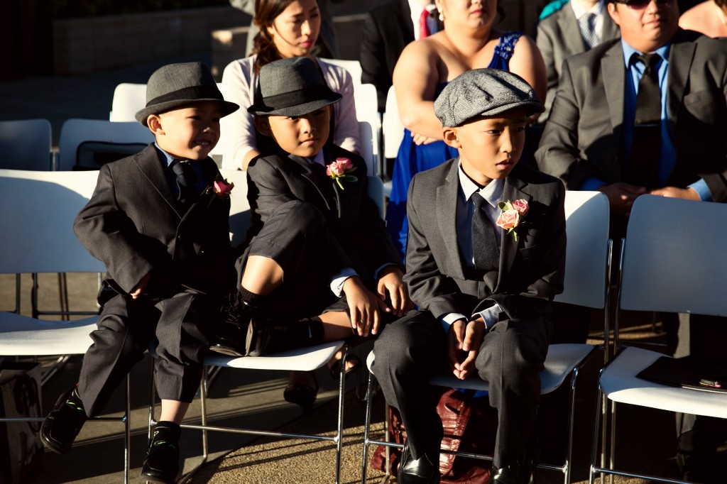 beach wedding in santa monica photo