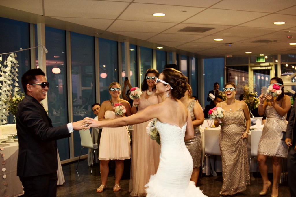 beach wedding in santa monica photo